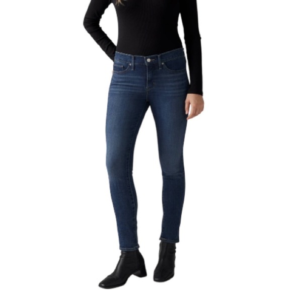 Levis 311 Shaping Skinny Jeans Maui View Blue Dark Wash Stretch Denim Red Tab 29 - Picture 1 of 12